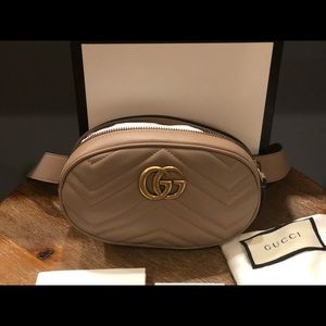 GG Marmont matelassé leather belt bag